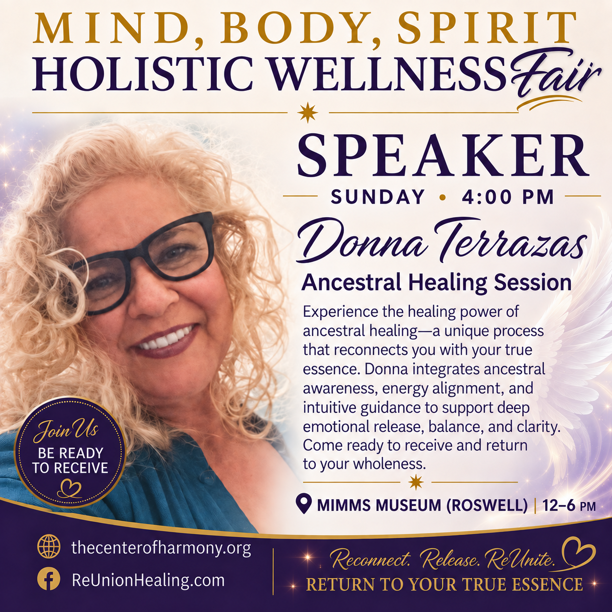 Donna October 4 Ancestral Healing with Donna (ReUnion)